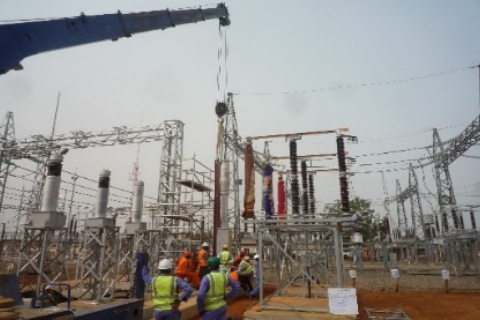 154 kV Gas-insulated Circuit Breaker (Accra)