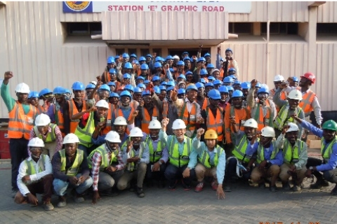 Substation Construction Project Members (Accra)