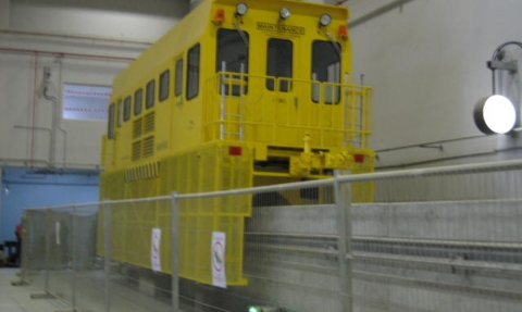 Maintenance Vehicle for Monorail Cars