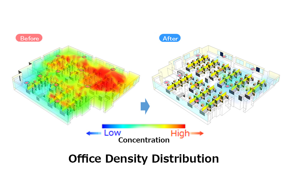 Office Density Distribution
