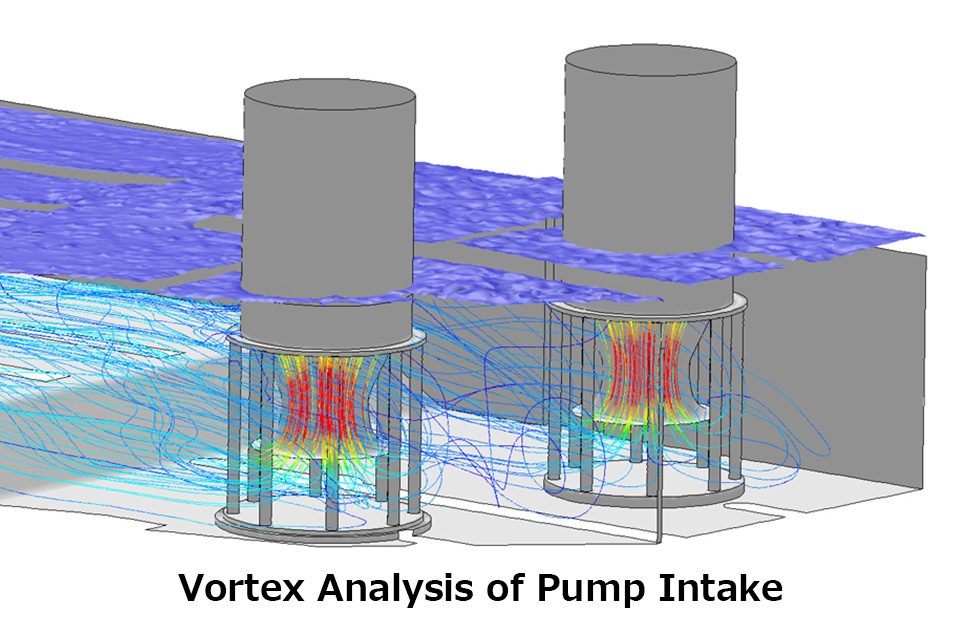 Vortex Analysis of Pump Intake