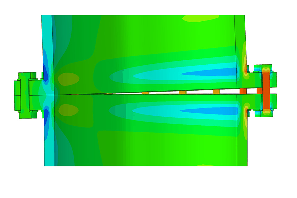 Analysis of flange openings